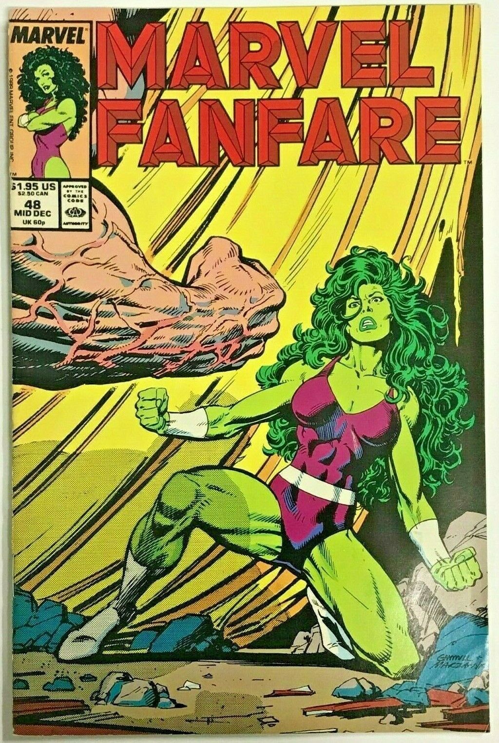 1982 8.0-VF Marvel Fanfare She-Hulk 1989 #  48 