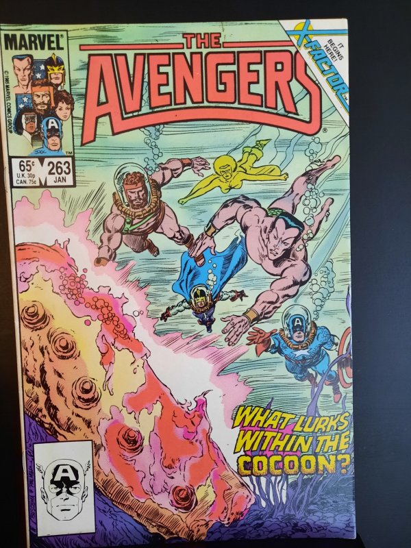 The Avengers #263 FN/VF (1986) RETURN OF JEAN GREY