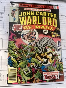 John Carter Warlord of Mars #1 1977 Marvel Comics 1st Issue Mid Grade Raw