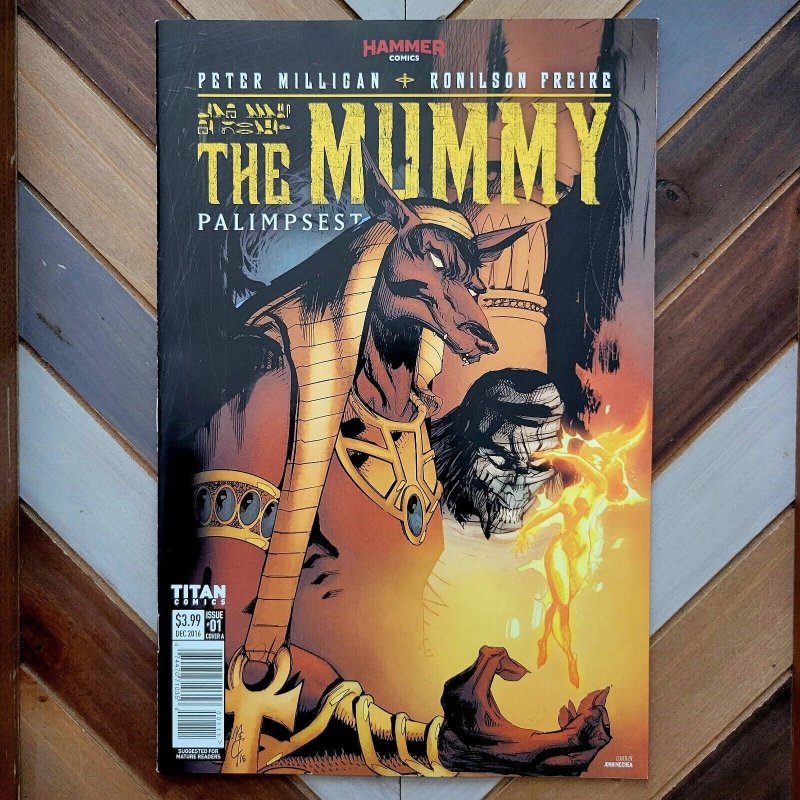 THE MUMMY: Palimpsest #1-3 HIGH GRADE (HAMMER 2016) HORROR / FANTASY Set of 3