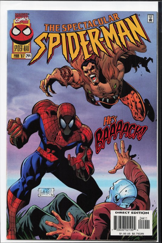 The Spectacular Spider-Man #244 (1997) Spider-Man [Key Issue]