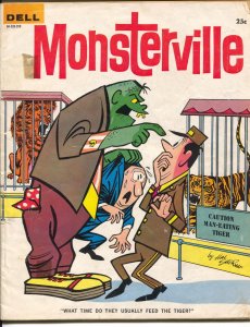 Monsterville #10 1962-Dell-comic strips-cartoons-1st issue-horror-VG