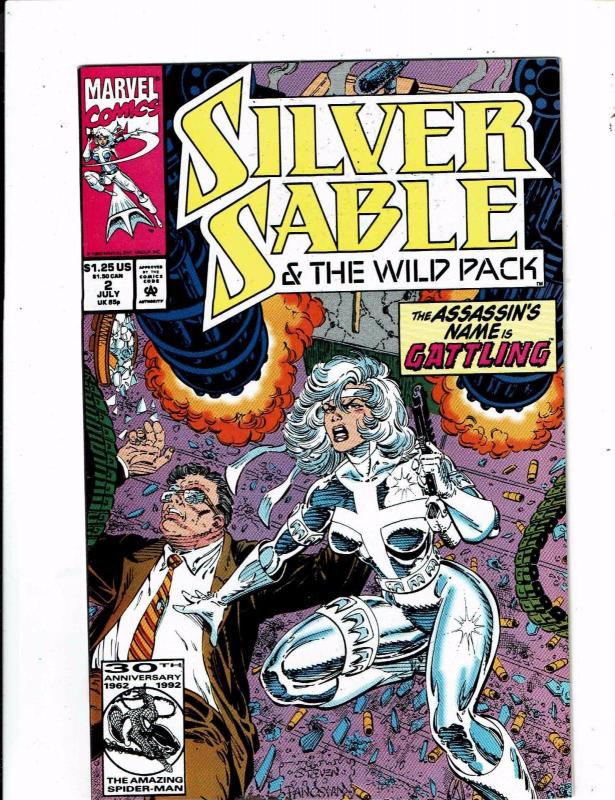 10 Silver Sable Marvel Comic Books # 1 2 3 4 5 6 7 8 9 10 Spider-Man Goblin HC2