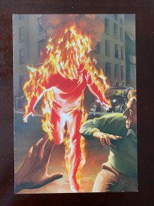 Human Torch Marvels Marvel Comics poster by Alex Ross 