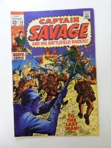 Captain Savage #10 (1969) FN/VF condition