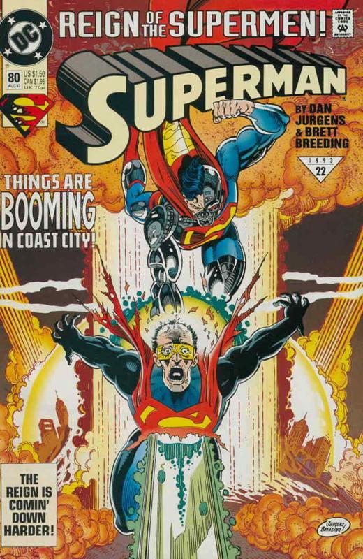 Superman (2nd Series) #80 VF/NM; DC | save on shipping - details inside