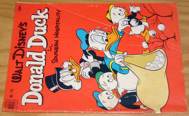 Four Color #379 VG+ donald duck in southern hospitality - uncle scrooge 1952