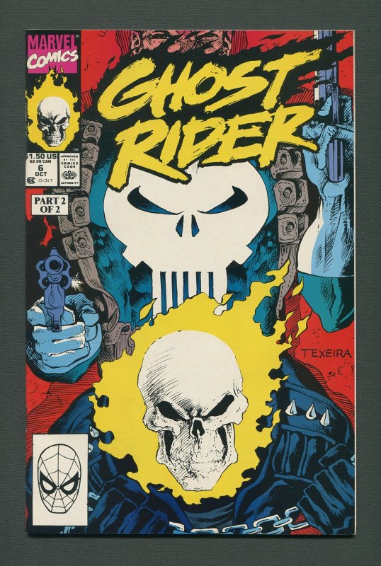 Ghost Rider #6 / 9.4 NM - 9.6 NM+ /  October 1990