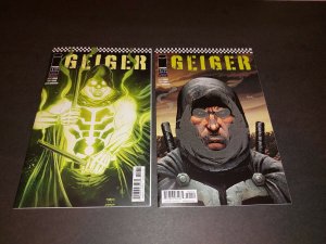 New GEIGER 1 scifi NM Glow In The Dark Geoff Johns Gary Frank