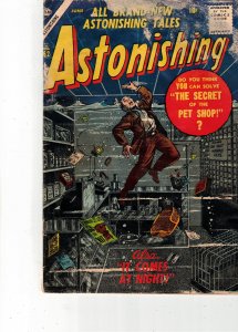 Astonishing #61 (Jun 1957) Affordable-grade  horror GD/VG Powell, Torres Art!