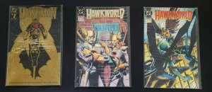 HAWKMAN 5PC (VF) HAWKGIRL, HAWKWORLD, SPECIAL ISSUE #1, LAST RIGHTS 1986-93
