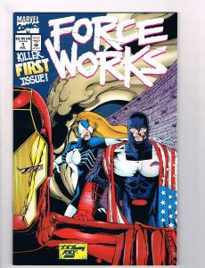 Force Works # 1 Marvel Comic Books Awesome Modern Age Issue Iron Man WOW!!!! S41