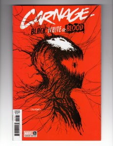 Carnage: Black, White & Blood #1 Gleason Cover A (2021) / HCA5