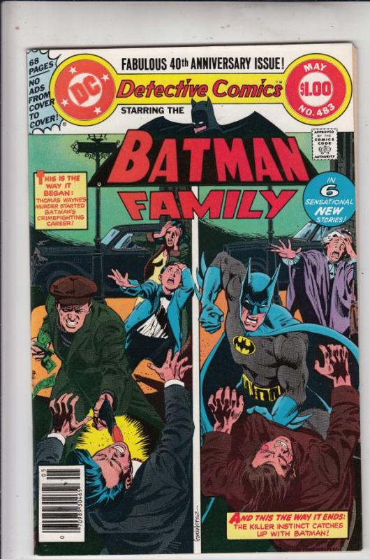 Detective Comics #483 (May-79) NM- High-Grade Batman