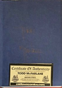 Art of Todd McFarlane :The Devil's in the Details SIGNED HARDCOVER W/COA NEW.