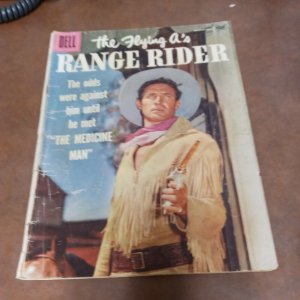 THE FLYING A'S RANGE RIDER #17 Dell Comics 1957 vintage TV WESTERN COMIC BOOK