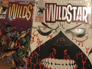 Wildstar: Sky Zero #1 & 2 lot / run : Image (1993) NM-; 1st two issues, Foil #1