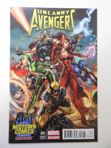 Uncanny Avengers #1 Midtown Comics Cover (2012) VF+ Condition!