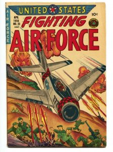 United States Fighting Air Force #23 1956- air combat cover FN