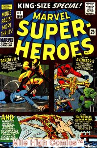 MARVEL SUPER-HEROES ANNUAL (1966 Series) #1 Very Good Comics Book