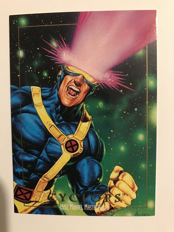 CYCLOPS #13 card : 1992 Marvel Masterpieces Fleer NM/M; base, Jusko art