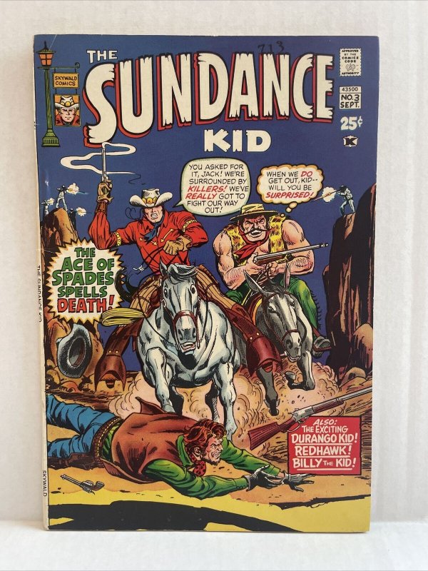 Butch Cassidy #1 2 3 & The Sundance Kid #1 2 3 Complete Series Skywald Comics