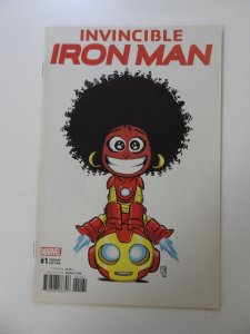 Invincible Iron Man #1 Young Variant Cover (2017) NM- condition