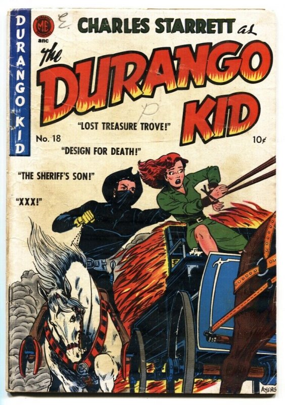 Durango Kid #18 1952- Golden Age Western Comic VG