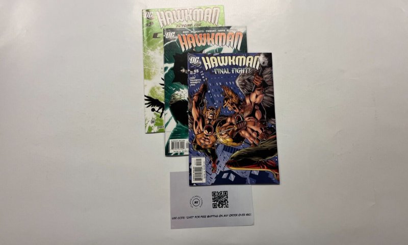 3 Hawkman DC Comics Books #45 46 49 Gray Palmiotti 76 JW13