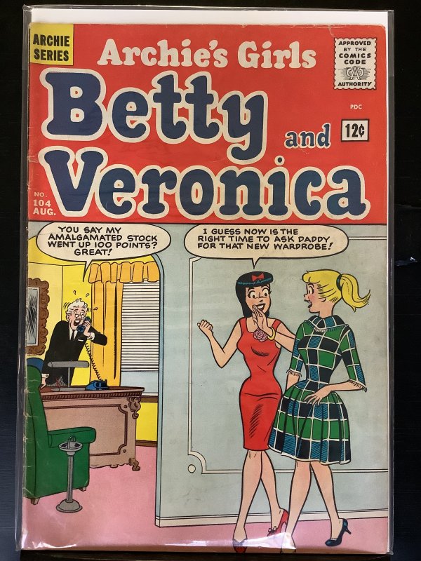 Archie's Girls Betty and Veronica #104 (1964)