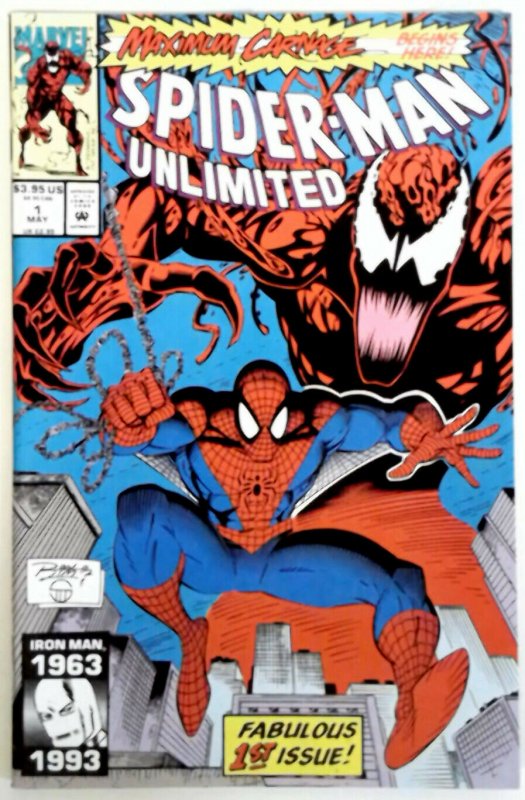 Spider-Man Unlimited #1  Key Venom  NM High Grade  (1993) Marvel Comic Comics 