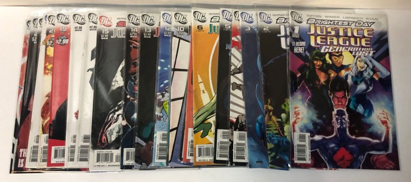 Brightest Day Justice League Generation Lost (2010) # 1-24 Missing #16 VF/NM Set