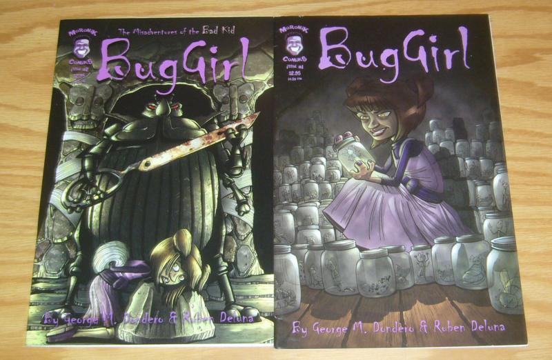 BugGirl #1-2 VF/NM complete series - moronik comiks - bug girl indy set lot