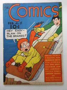 The Comics #6 (1938) Early 4-Color Comic! VG- Condition!!