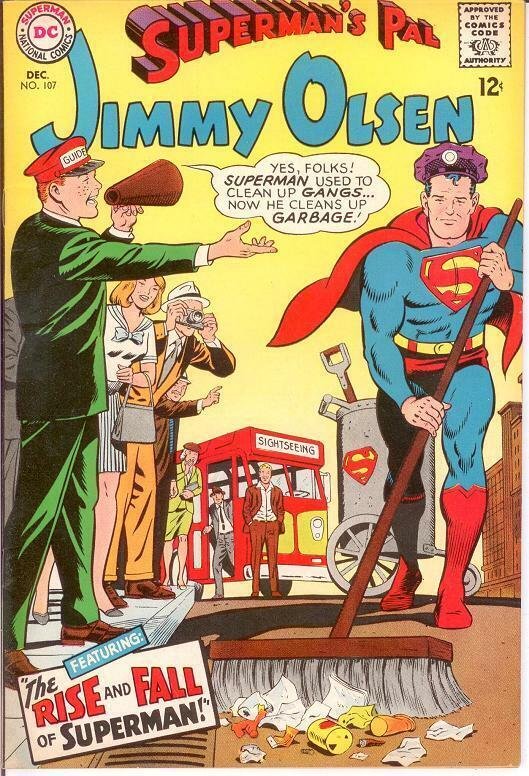 JIMMY OLSEN 107 VF   December 1967 COMICS BOOK