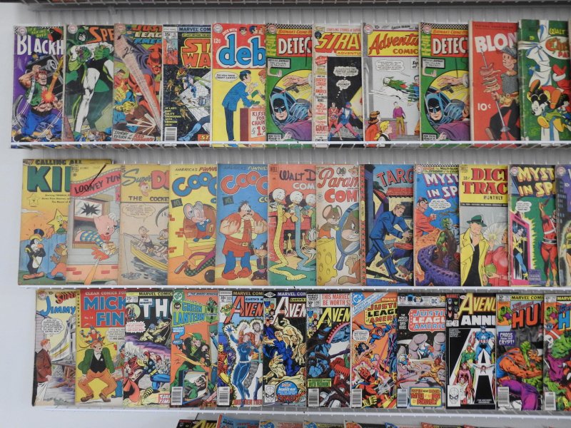 Huge Lot Silver/Bronze Comics W/Spider-man, X-Men, Thor, Batman, FF, Avengers+