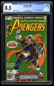 Avengers #196 CGC VF+ 8.5 Newsstand Variant 1st Appearance Taskmaster!