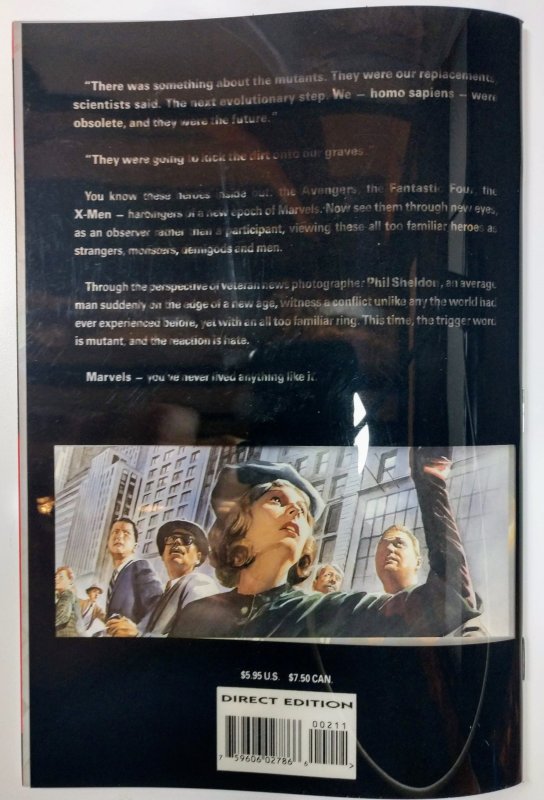 Marvels #2 (9.0, 1994) Alex Ross Iconic cover