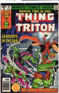 Marvel Two-in-One #65 (1980) Triton