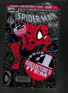 Spider-Man #1 Silver Polybagged Variant Torment! Todd McFarlane!