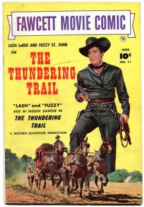 Fawcett Movie Comic #11 1951- The Thundering Trail- Golden Age Western FN-