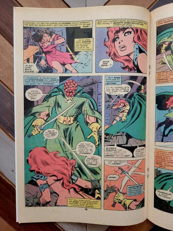 Red Sonja #15 FN/VF (Marvel 1979) Final Issue! Dave Cockrum Cover 3 Dead Kings