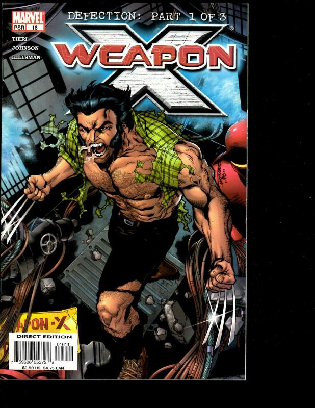 Lot Of 10 Comics Weapon X # 13 14 15 16 17 18 19 20 21 22 EK7