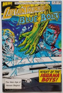Captain Thunder and Blue Bolt # 4 (1987 Hero Comics)