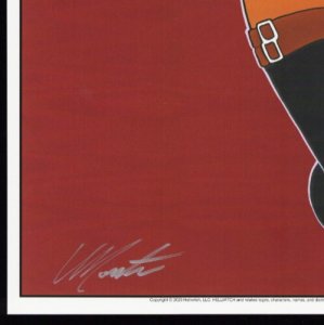 Hellwitch Forbidden #1 Nagelesque Edition By Monte Moore 11 x 17 Print SIGNED