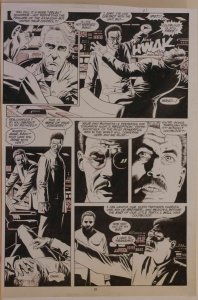 PAUL GULACY original art, MARVEL COMICS PRESENTS #31 pg 21, 11x16, Coldblood