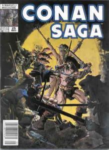 Conan Saga #25 FN; Marvel | save on shipping - details inside