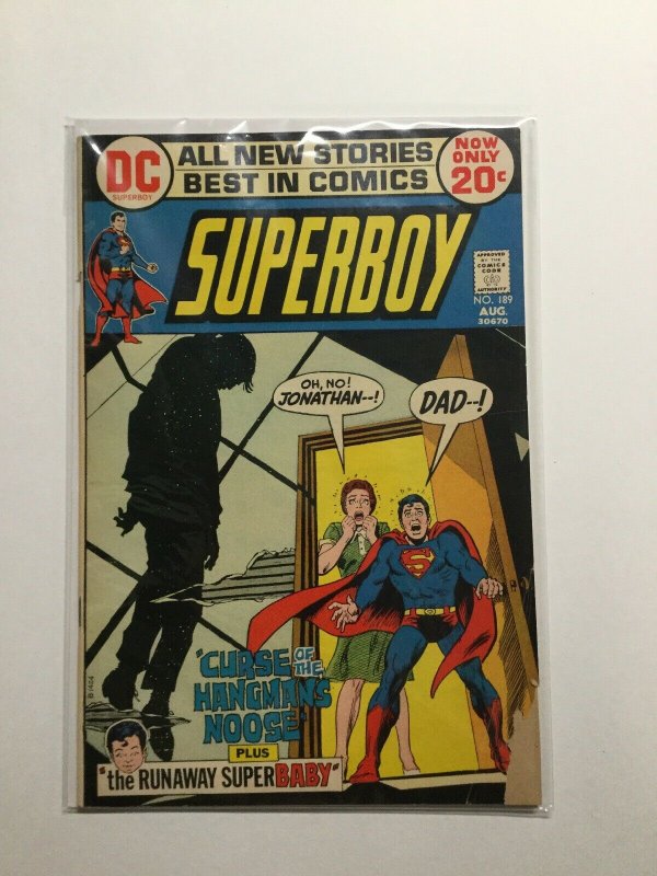 Superboy 189 Vey Good Vg 4.0 Dc Comics