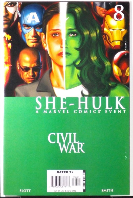 SHE-HULK #8 FN/VF 2006 Civil War MCU Disney + Marvel Comics 