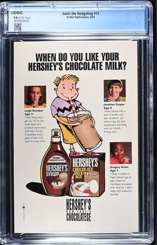 Sonic the Hedgehog #11 1994 Archie Publications CGC 9.8 White Pages 008